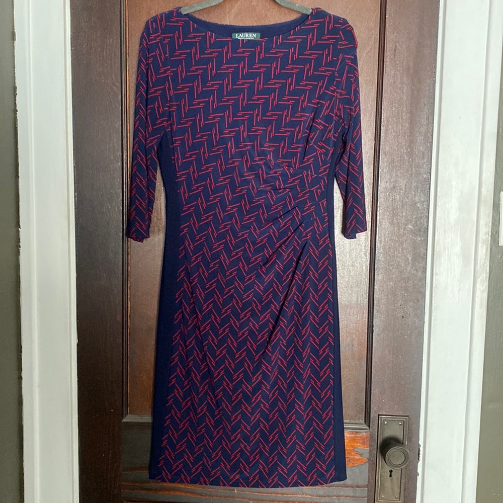 Lauren Fitted Gather Dress